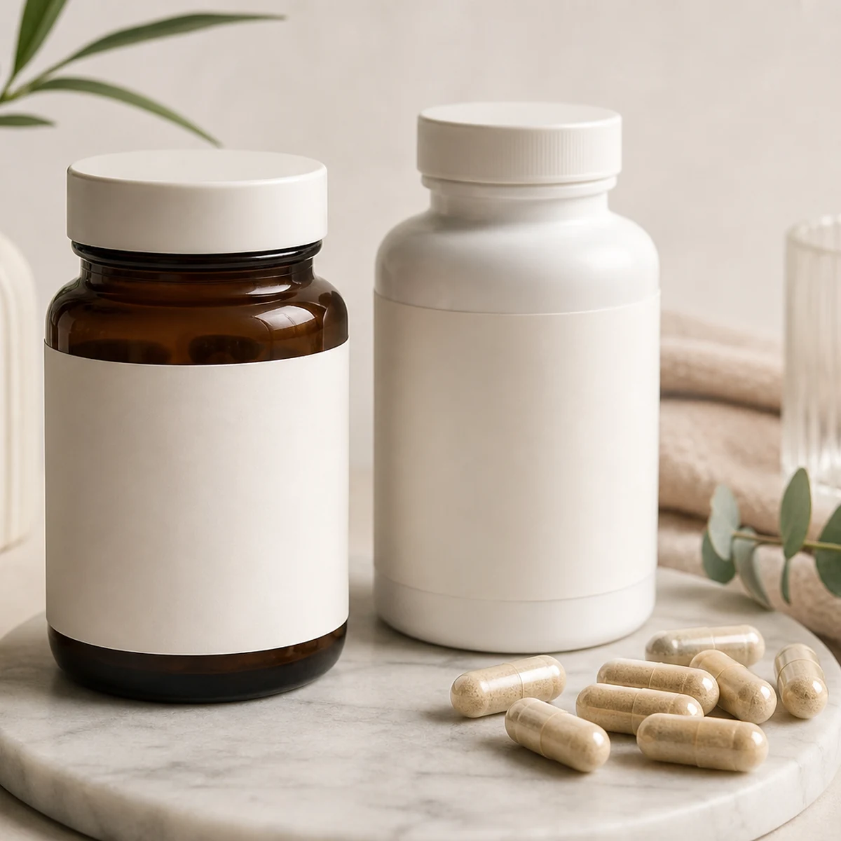 Hair, Skin & Nails Supplements 2 Pack Bundle